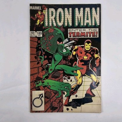 Iron Man Issue 189 Comic Book Marvel 1984 1st Appearance Termite