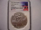 2020-  Silver Eagle NGC MS_70  STATE SERIES-California