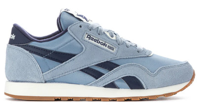 Reebok Classic Nylon Women 8.5 10 11 Suede Running Casual Sneakers Retro Comfort