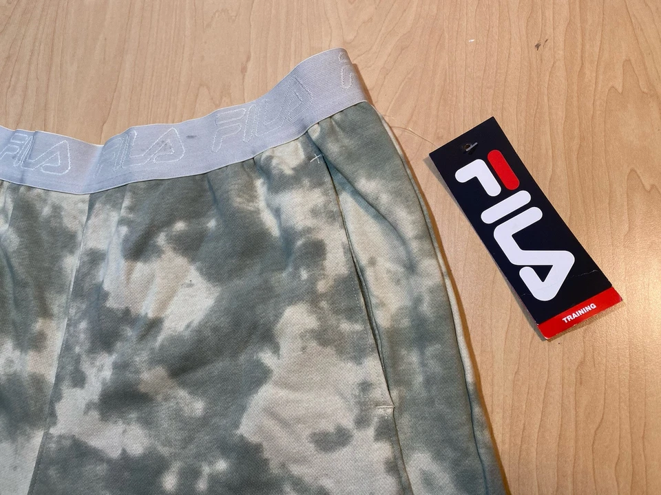 FILA Tie Dye TRAINING Large New LOGO SHORTS POCKETS NWT - Image 3 of 4