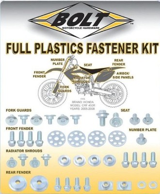 Bolt MC Hardware - SUZ-0108120 - Full Plastic Fastener Kit SUZ0108120 2401-0729
