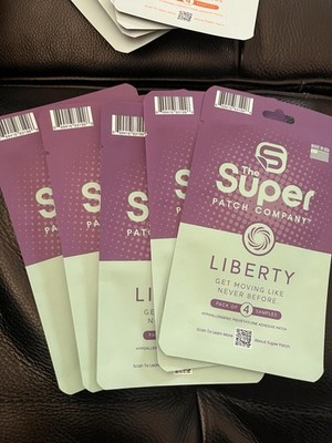 5x Super Patch Pflaster 4 Stück LIBERTY Neu & OVP