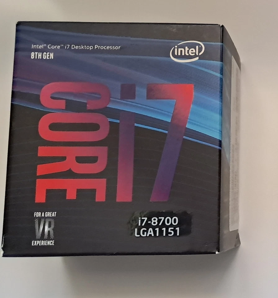 CPU INTEL CORE i7 8700 4.60GHz 6c/12t Socket 1151 UHD 630 NUOVO i7 9700 i5 10600 - Immagine 2 di 3