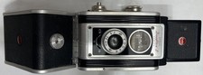 Vintage Kodak Duaflex II Flasholder Camera/Original Case/Flashbulbs/Made in N.Y.