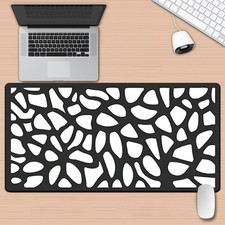 1pc Hollow Out Pattern HD Printed Pad for Desk, Multi Functional XXL Mousepad,