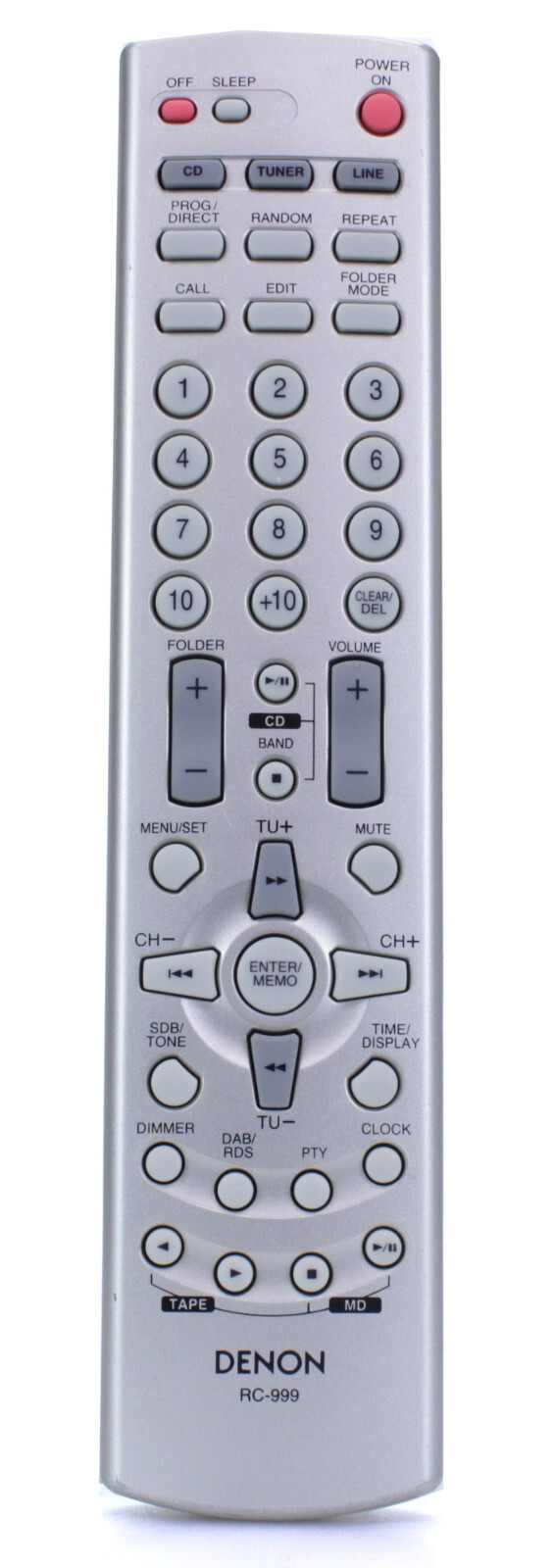 Denon RC-999 Original Remote Control (Ref#M-262) | eBay
