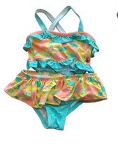 Matilda Jane Size 4 Sweetheart Twirl Bathin Suit 2 pc MJ-194