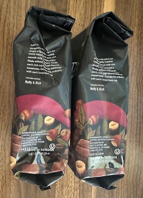 特別SALE!!/送料込追跡付◆leberti◆FURUFURUオレンジ/カップ付 FIVE 10oz Bags Peet's Hazelnut Mocha Light Roast Fresh By