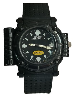 Casio Pathfinder Compass Uhr Casio MW43 Module 706 Ultra Rare Watch Kompass