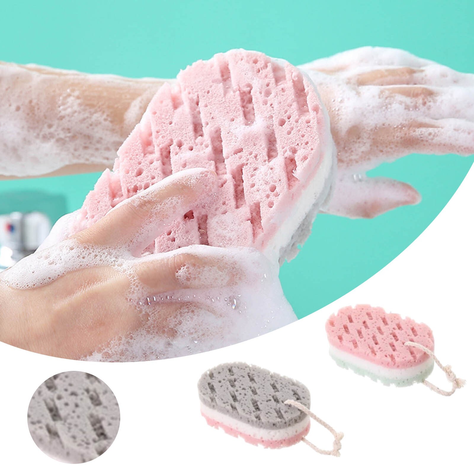 Soft Bath Sponge Exfoliating Bath Foam Body Sponge Bath Sponge Body Scrubber