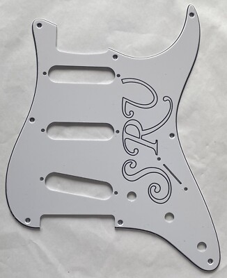 Guitar Pickguard for US 57' 8 Screws SRV Stratocaster Strat Style 3 Ply White