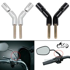 Mirror Stem Extenders Extension Kit For Harley Touring Dyna Super Glide Softail