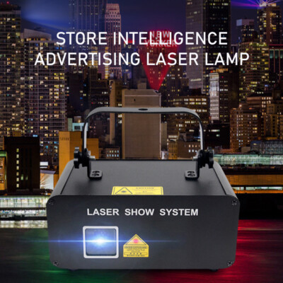Bluetooth APP Program RGB Animation Laser Projector DMX Party DJ Stage Lighting
