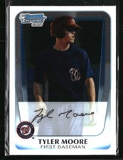 Tyler Moore 2011 Bowman #BCP5  Baseball Card