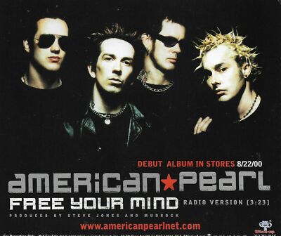Free Your Mind [Promo Single] by American Pearl (Cd 2000) DISC