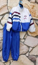 VTG 80's 90's Hip Hop Kids Nylon Track Suit LEADER JACK Size 6 Zip Up Jacket