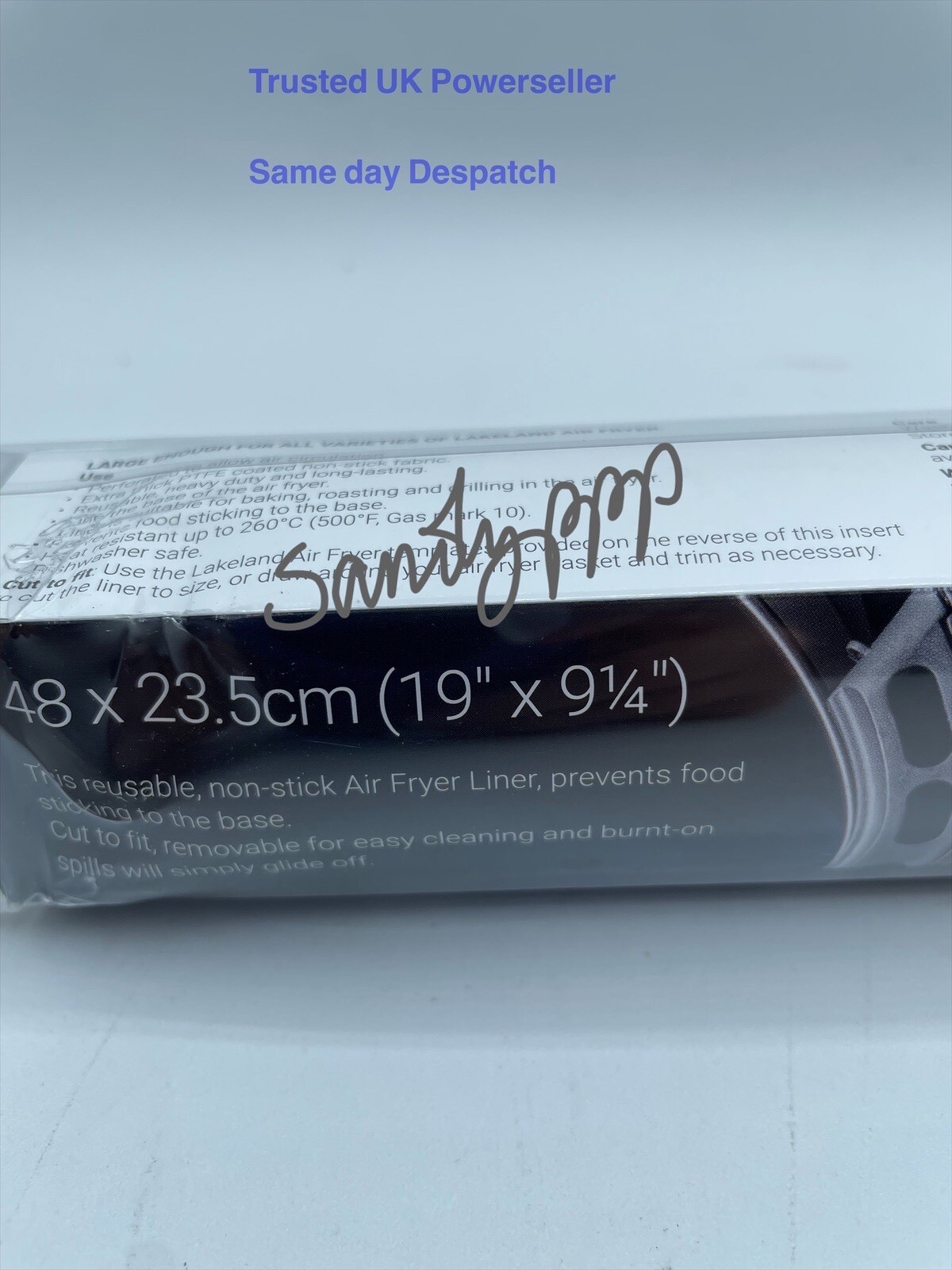 LAKELAND Air Fryer Liner Non Stick NEW 48 x 23cm NEW Same Day Despatch