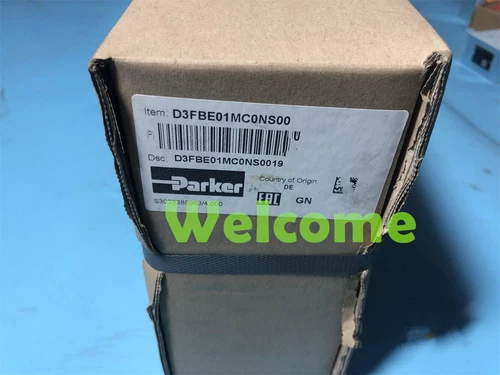 New Parker D3FBE01MC0NS0019 proportional valves Fast Shipping via FedEx or DHL