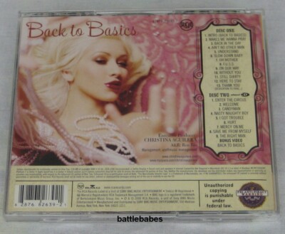 2枚まとめ売りChristina Aguilera Back to Basics Christina Aguilera 2 CD Bundle Debut + Back To Basics 2xCD
