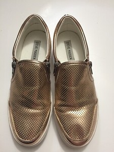 steve madden rose gold slip on sneakers