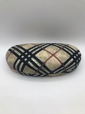 Burberry Sunglasses Eye Glasses Clam Shell Case Nova Check