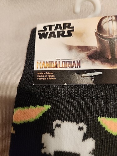 Star Wars The Mandolorian The Child Knee High Socks Size 6-12 - Picture 7 of 9