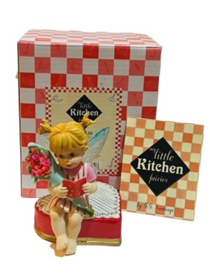 My Little Kitchen Fairies figurine Enesco fairy pixie elf Bon Bon Roses candy