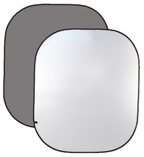 Promaster SystemPRO Pop Up Background - 6'x7' Dual Sided - White/Grey 2146