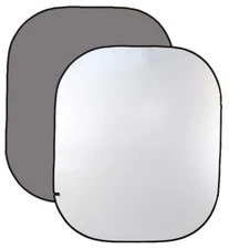 Promaster SystemPRO Pop Up Background - 6'x7' Dual Sided - White/Grey #2146