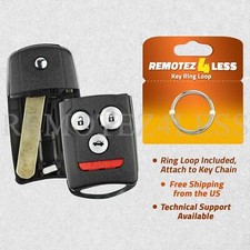 For 2007 2008 2009 2010 2011 2012 2013 Acura Mdx Key Fob Shell Case Cover 4b