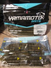 20 Yamamoto Fishing Baits 5" Senko Worms 9-10-297 Green Pumpkin Black Flake