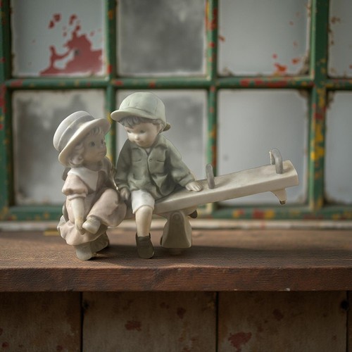 Kim Anderson Figur "You're Always There for Me" Enesco 1997 Seesaw Boy Girl