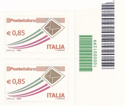 ITALIAN PRIORITY POST   0.85 WITH BARCODE