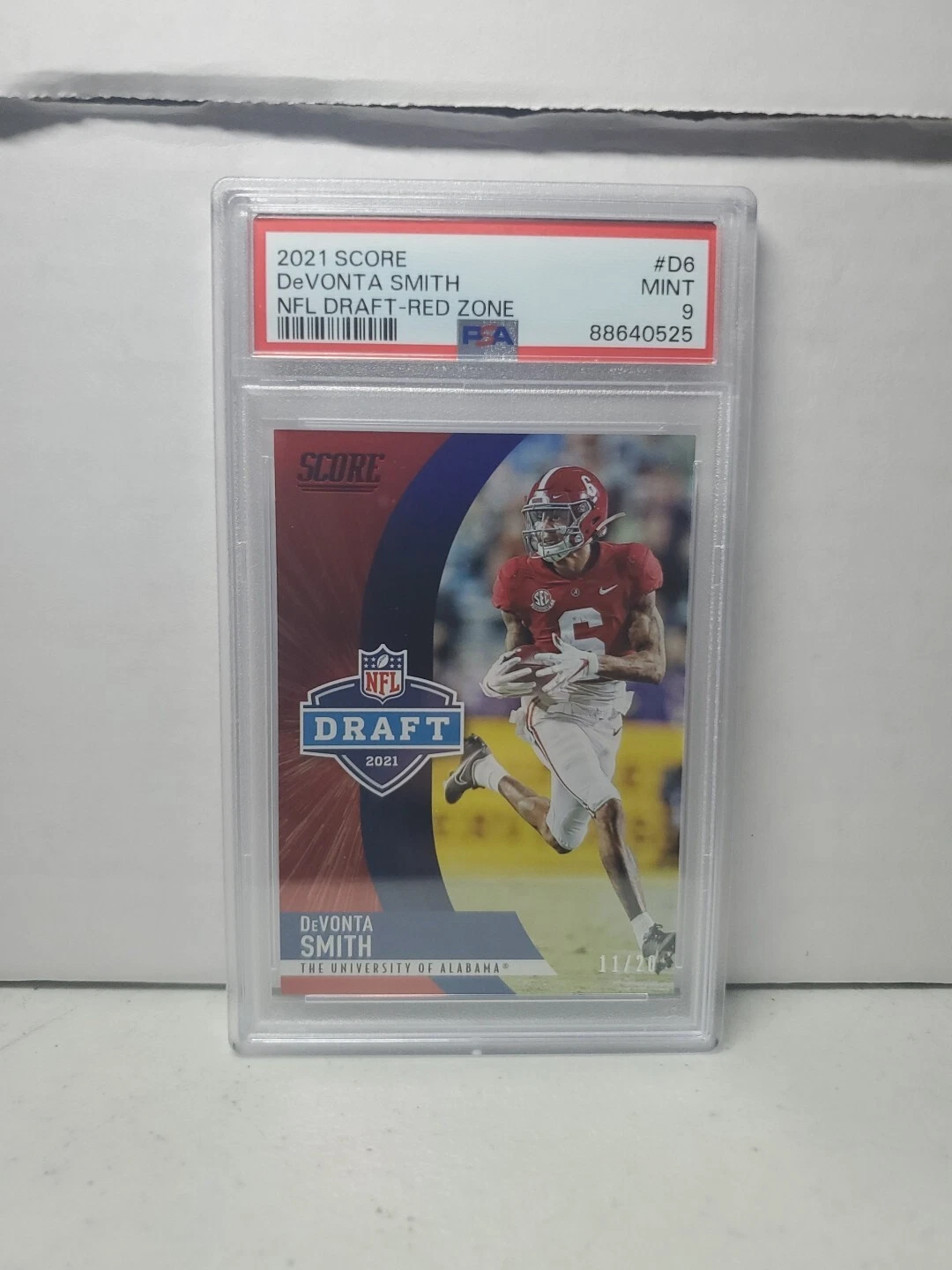 DeVonta Smith Score NFL Draft #D6 Red Zone