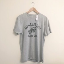 J CREW LIQUOR STORE MADE IN USA ALPHABET CITY BOXING CLUB T-SHIRT al700