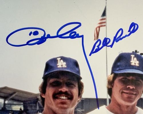 DODGERS 1981 GREATEST INFIELD SIGNED 11X14 PHOTO RUSSELL GARVEY CEY LOPES BAS - Picture 2 of 5