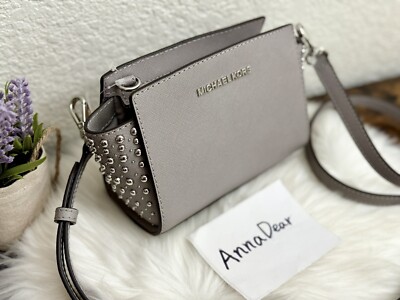 MICHAEL KORS selma stud medium messenger bag NWT | eBay