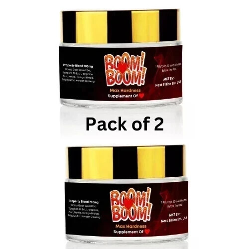 Pack-2 starke männliche Verbesserung hält länger natürliche pflanzliche Sex Ergänzung 10 Tabs - Bild 1 von 3