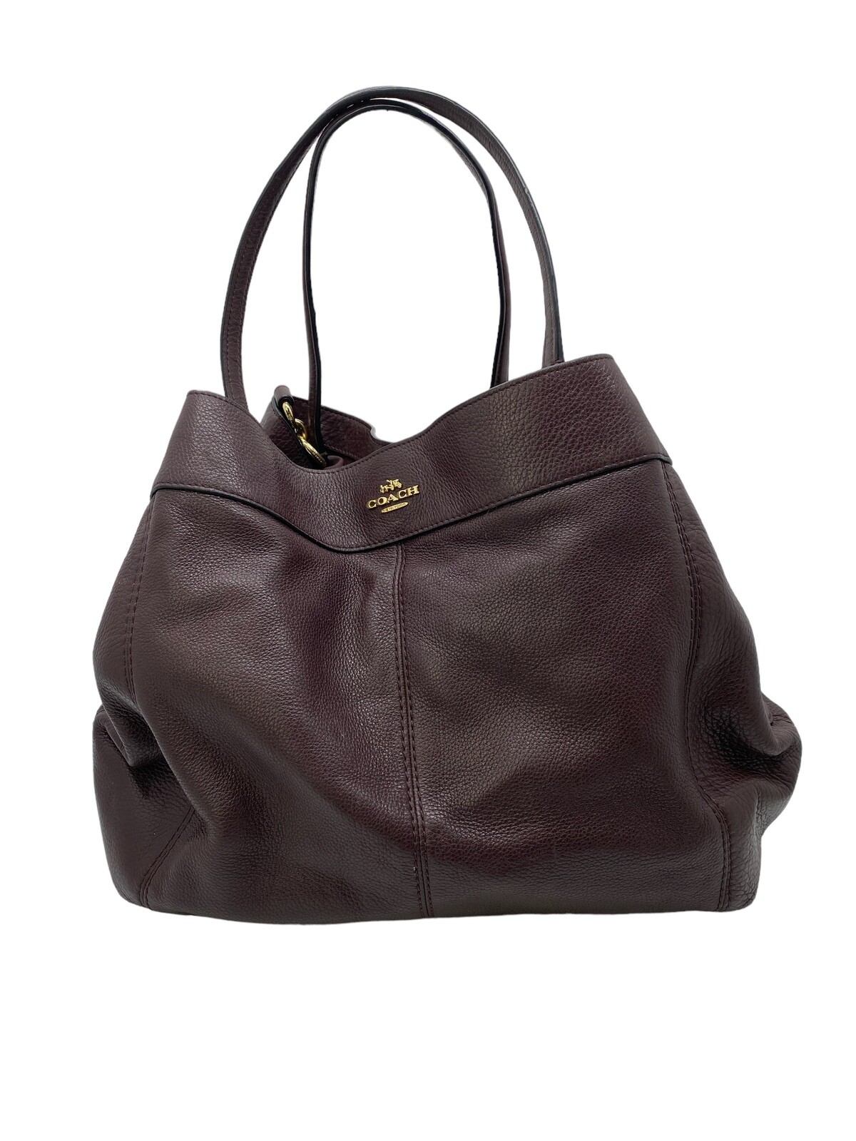 COACH LEXI OXBLOOD PEBBLED LEATHER SHOULDER BAG F23511 Gem