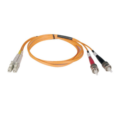 Tripp Lite 6FT Duplex Multimode LC zu ST 50/125 Fiber Optic Patch Kabel - Orange