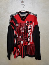 AJAX AMSTERDAM 1996/1997 TRAINING SHIRT LONG SLEEVE UMBRO RARE SIZE XL HOLLAND
