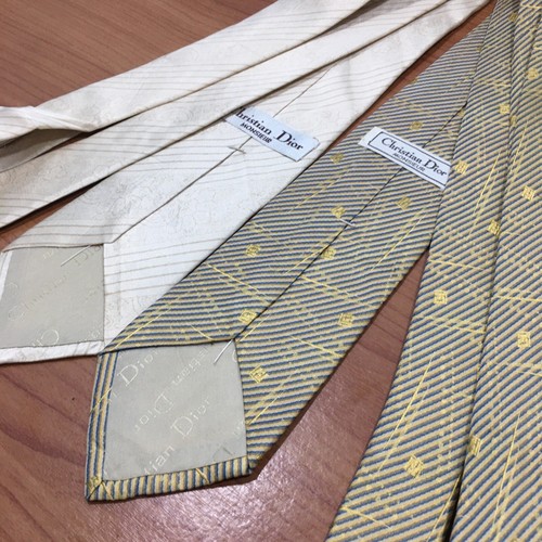 Christian Dior Neck Ties Silk Lot 10 Classic Vintage Multicolor - 第 19/20 張圖片