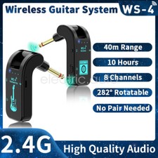 Guitar System Wireless Transmitter Receiver Long Transmission Good Sound Quality