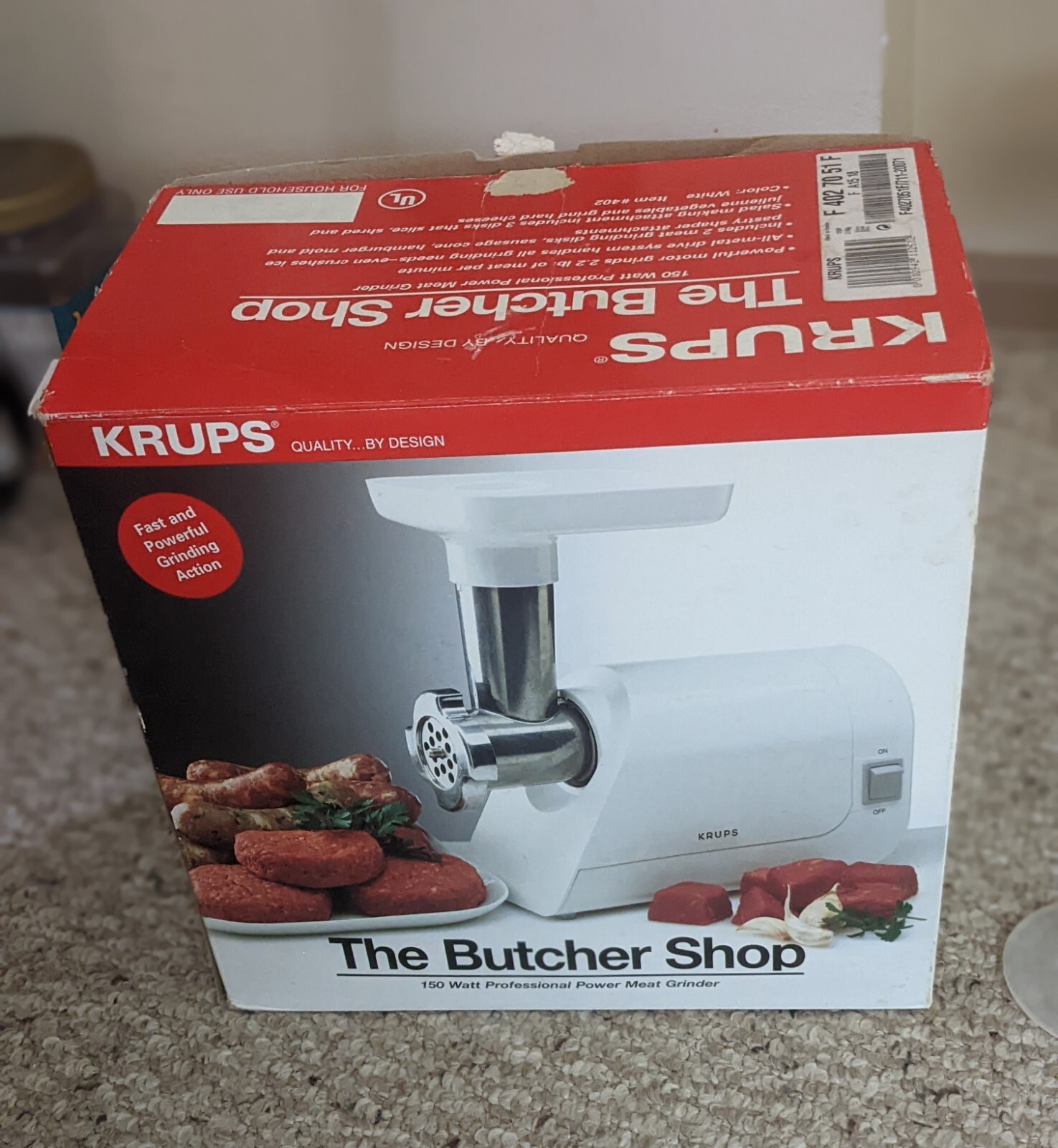 Krups Electric Meat Grinder The Butcher 