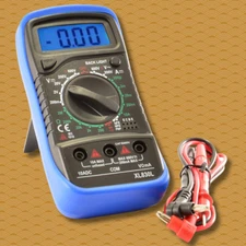 Digital Multimeter AC DC Voltmeter Ammeter Ohmmeter Volt Tester Meter XL830L USA