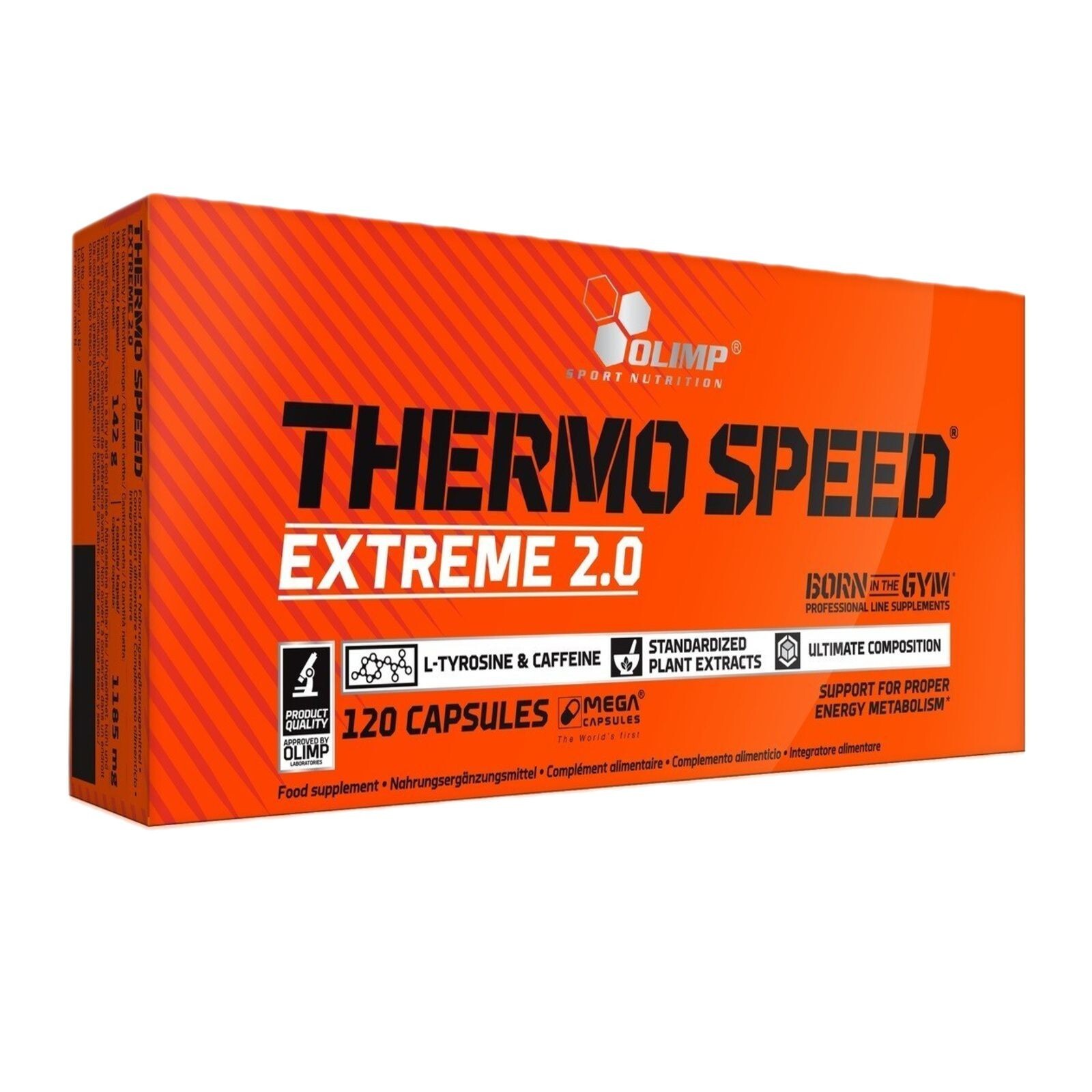 OLIMP THERMO SPEED EXTREME 2.0 MEGA CAPS FAT BURNER WEIGHT LOSS DIET 120 CAPS