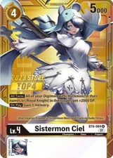 Sistermon Ciel 2023 Store Top 4 - BT6-084 NM - Digimon TCG