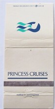 PRINCESS CRUISES FLEET SUN PRINCESS, SEA, PACIFIC, ROYAL PRINCE MATCHBOOK COVER