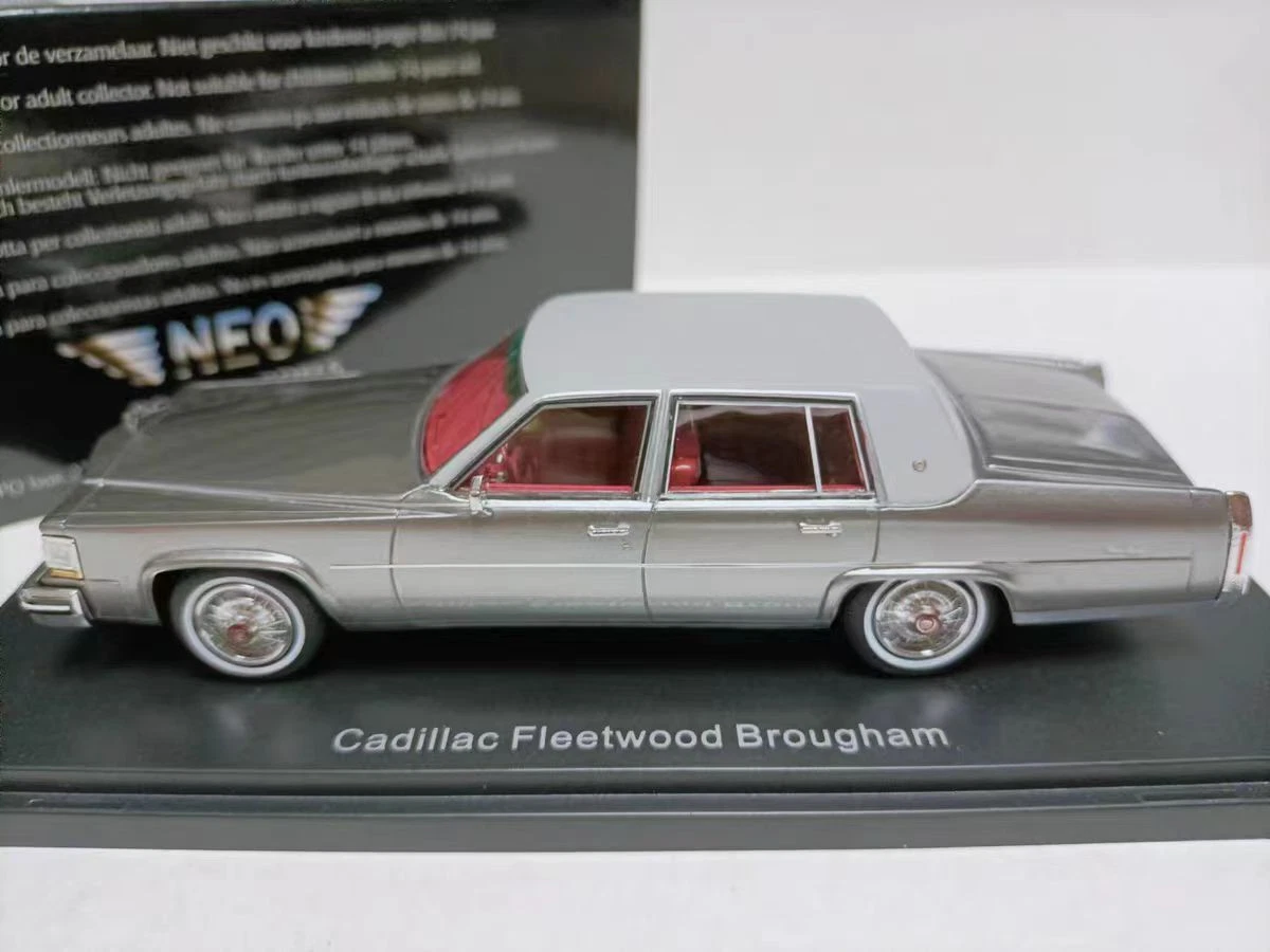 Neo 1/43 Cadillac Fleetwood Brougham Grey 1978 #.43557 | eBay