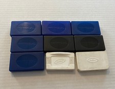 Lot Of 7 Nintendo DS Game Holder Cases Travel Storage Plastic Black Blue  Extra